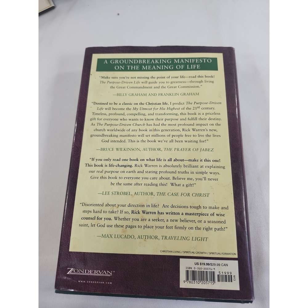 Lot Of 3 Christian Books Purpose Driven Life If Jesus Was Never Born & More - Picture 3 of 15
